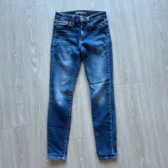Joes Jeans The Icon Midrise Skinny Ankle Size 24 Blue - Picture 1 of 13